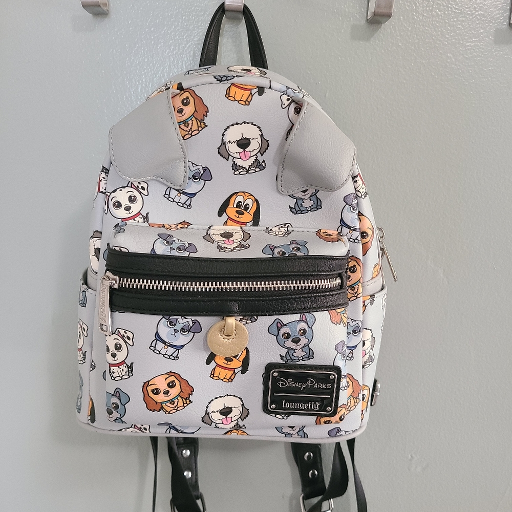 Blue Disney Loungefly Dog Backpack